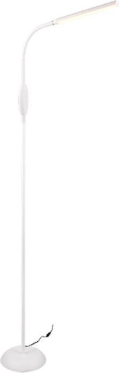 Trio Lighting LED Stehleuchte H145xB21cm. mit Einstellbarem Weißem Licht 700lm Weiß