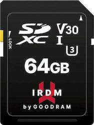 GoodRAM Irdm SDXC 64GB Klasse 10 U3 UHS-I