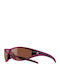 adidas Evil Eye Racer Bărbătești Ochelari de soare cu Violet Cadru și Burgundy Lentilă A266 6081