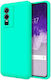Consolidată Back Cover Silicon 2mm Turcoaz (Vivo Y76 5G / Y76s / Y74s)