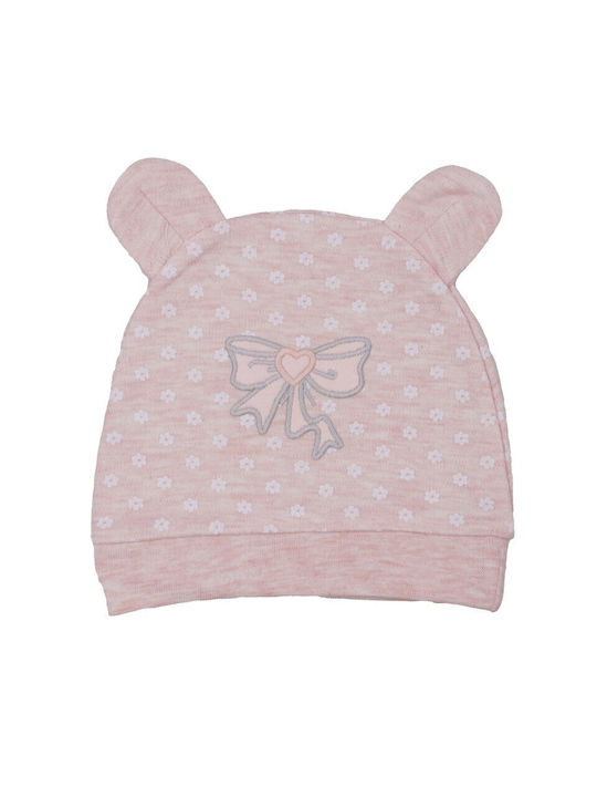 Bebelinna Kids Beanie Knitted Pink for Newborn