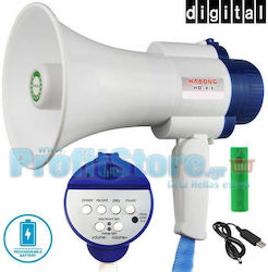 HB 818 Megafone Mit Eingebautem Verstärker CTK-DBLUE-XY-518