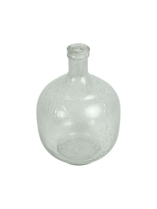 Plastona Decorative Vase Glass Transparent 15x15cm 1pcs