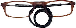 Lumia Optics Reading Glasses +1.50 with Magnet in Brown color EYESEELH232BRC3.150