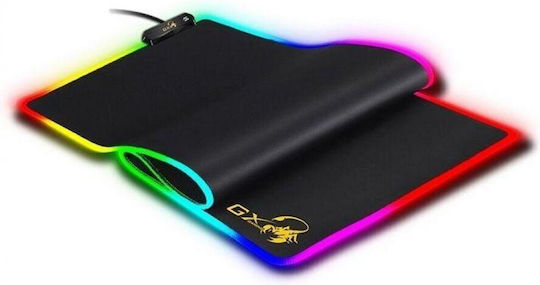 Genius 31250003400 Gaming Mouse Pad XXL (800mm) με RGB Φωτισμό Μαύρο