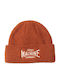 Beanie Unisex Σκούφος Πλεκτός σε Πορτοκαλί χρώμα