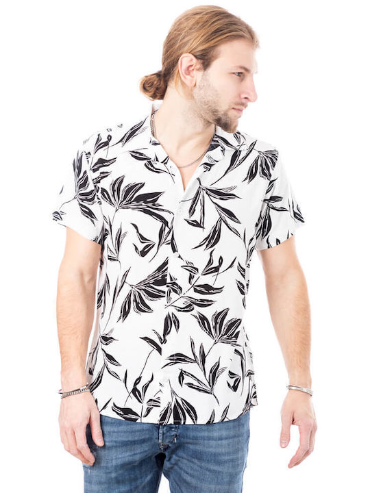 Camp Costa Men's Shirt Short Sleeve Floral Multicolour