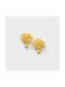 Abel & Lula Set of Kids Hair Clips with Hair Clip Flower in Yellow Color 2pcs