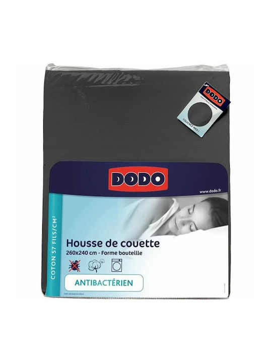 Dodo Duvet Cover King 240x260 Charcoal