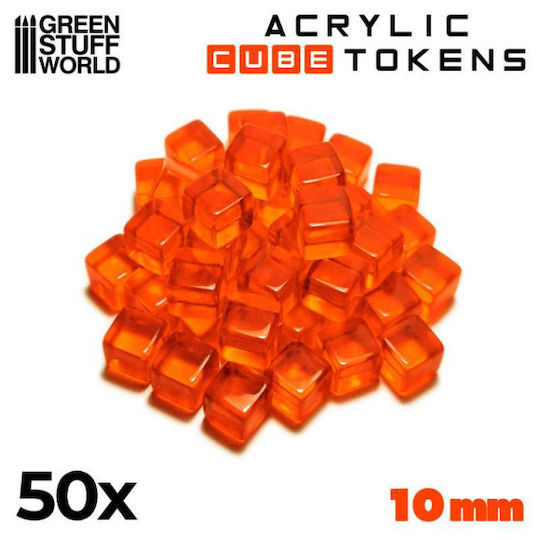 Green Stuff World Cube Tokens Dice 50τμχ