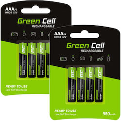 Green Cell AAA 950mAh 1.2V 8τμχ