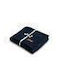 Sensillo Blanket Nursery Swaddling Blankets Cotton Navy Blue Navy Blue 100x80cm