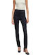 Damen Stoff Hose Schwarz