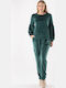 Dama Tesatura Pantaloni Verde