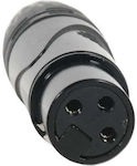 Onsei Plug XLR female Black (ON-D31)