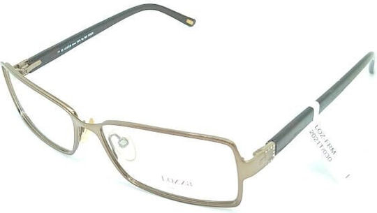 Lozza Metal Eyeglass Frame Silver VL2021S R80S