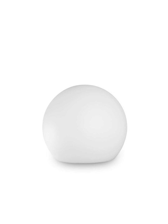 Ideal Lux Sole Pt1 Lamp Globe Outdoor 60W IP65 for Socket E27 White