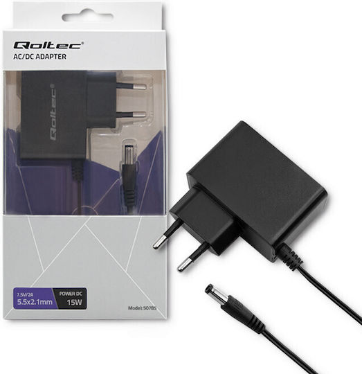 Qoltec Universal Τροφοδοτικό 7.5 2A με Ισχύ 15W (50785)