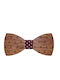 Kids Wooden Bow Tie Burgundy