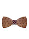 Kids' Wooden Bow Tie Burgundy