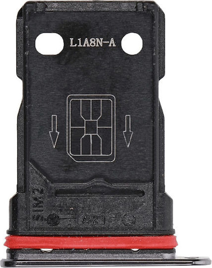 Slot Card Sim Negru pentru OnePlus 7T