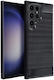 Forcell Carbon Do Back Cover Silicon / Plastic / Tempered Glass Negru (Galaxy A53)