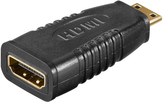 Microconnect Конвертор HDMI женски към mini HDMI мъжки Черен 1бр HDM19F19MC