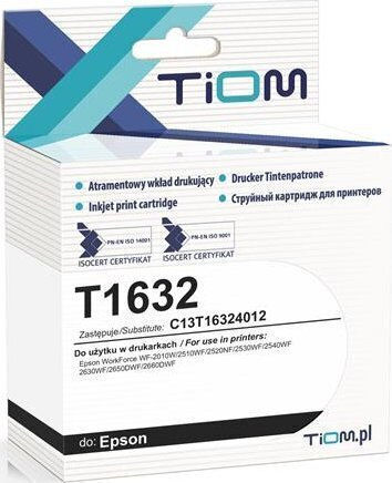 Tiom Compatible Inkjet Printer Ink Epson T1632 Cyan 1pcs