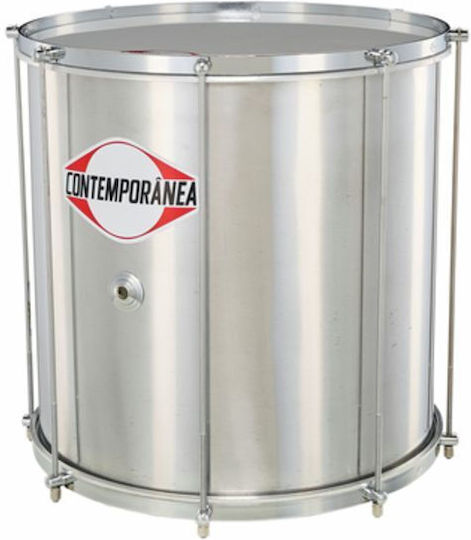 Contemporânea Tobă De Paradă 16"x 40cm Axe Surdo Alu 16" Argintiu