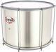 Contemporânea Parade Drum 22x40cm Surdo Axe Light 22 Inches in Silver Color