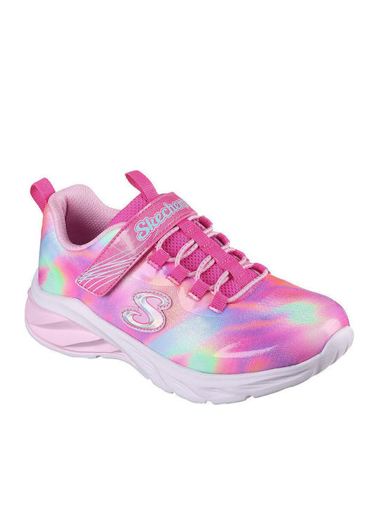 Skechers Bungee And Strap Kids Sneakers with Sc...
