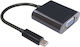 Microconnect Конвертор USB-C мъжки към VGA женски Черен 1бр USB3.1CVGA