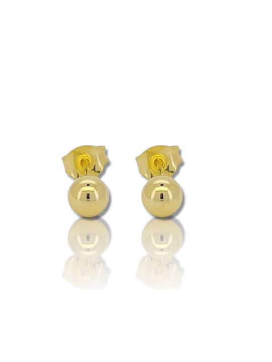 Mentzos Earrings made of Silver Gold Plated