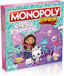 Winning Moves Board Game Monopoly Junior - Gabby's Dollhouse for 2-4 Players 5+ Years (EN)