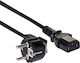 Akyga Schuko - IEC C13 Cablu 5m Negru (AK-PC-05C)