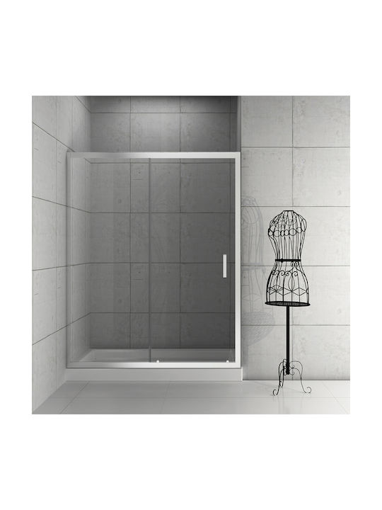 Orabella Energy Easy Fix 30262 Kabine für Dusche mit Schieben Tür 70x70x180cm Klarglas