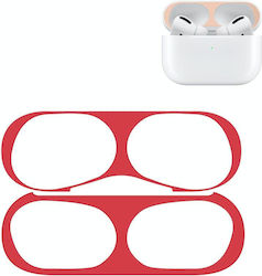 Autocolante in Roșu color for Apple AirPods Pro
