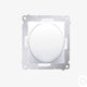Kontakt-Simon Recessed Dimmer Switch Without Frame LED Rotary in White Color