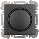 Elektro Plast Χωνευτός Διακόπτης Dimmer χωρίς Πλαίσιο LED Περιστροφικός σε Μαύρο Χρώμα