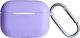 Beline Θήκη Σιλικόνης σε Μωβ χρώμα για Apple AirPods Pro 2