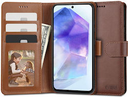 Tech-Protect Brieftasche Synthetisches Leder Braun (Samsung Galaxy A55 5G)