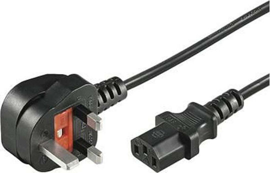Microconnect Schuko - IEC C13 Power Cable Length 0.5m Black PE090405