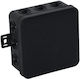 Viplast Surface Mounted Electrical Box IP54 in Black Color