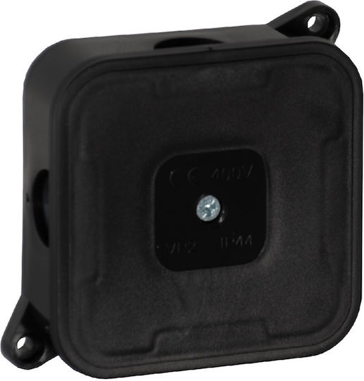 Viplast Surface Mounted Electrical Box IP44 in Black Color