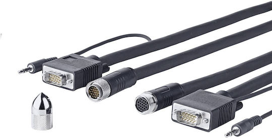 Vivolink Cable VGA male - VGA male Μαύρο 10m (PROVGASCW10)