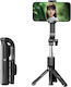 Remax P16 FY Selfie Stick Trepied Pentru Telefoane Mobile Bluetooth Negru