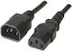 Manhattan IEC C14 - IEC C13 Kabel 1m Schwarz (352673)