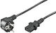 Microconnect Schuko - IEC C13 / Schuko Cable 5m Black (PE010450)