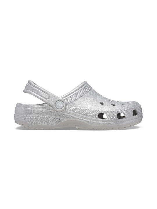 Crocs Classic Non-Slip Clogs Silver