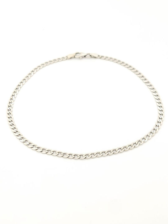 Bracelet Anklet made of White Gold 14K